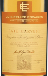 Découvrez ce très beau vin dessert à petit prix! Le Luis Felipe Edwards, Late Harvest, 2015.