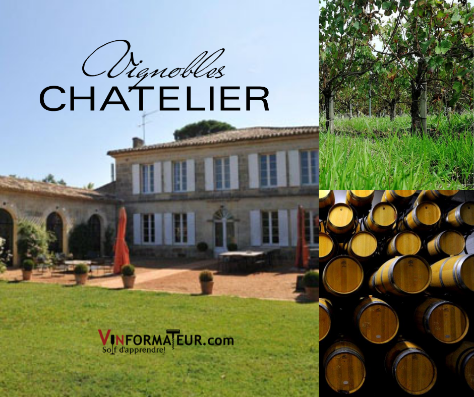 Vignobles Chatelier chai, château