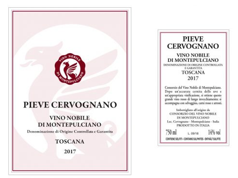 Nouvelle étiquette de Pieve - Vino Nobile di Montepulciano
