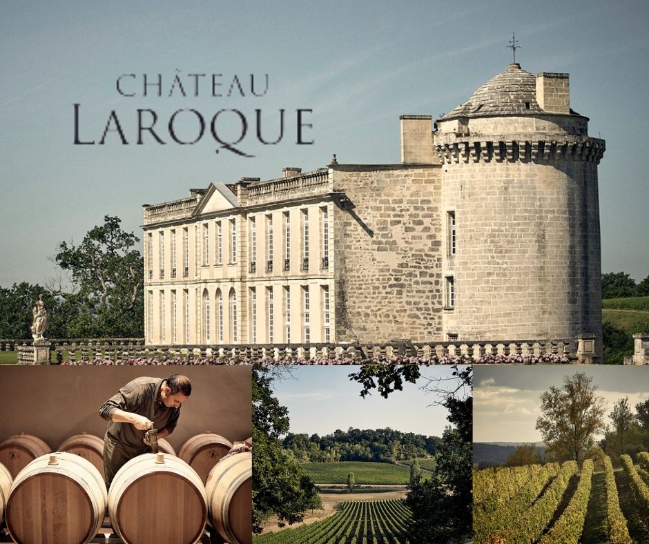 Château Laroque, chai et vignobles.