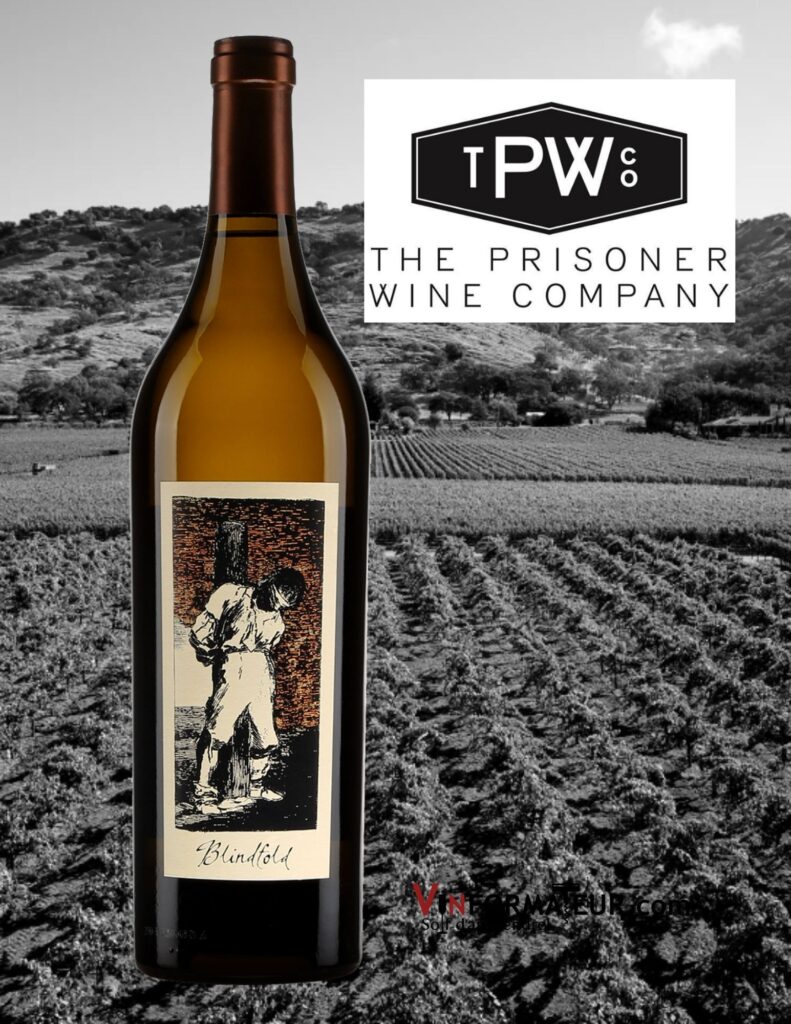 Bouteille de Blindfold, The Prisoner Wine Company, États-Unis, Californie, Sonoma, vin blanc, 2019