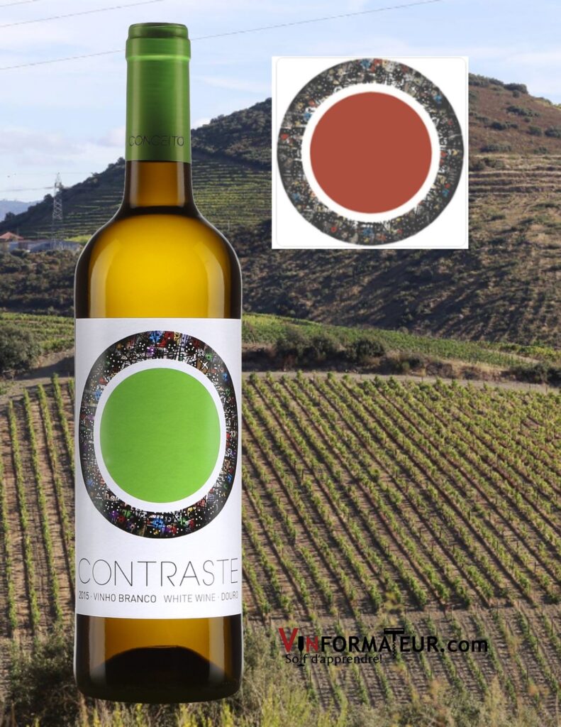 Bouteille de Contraste, Branco, Portugal, Douro, Conceito, vin blanc bio, 2018