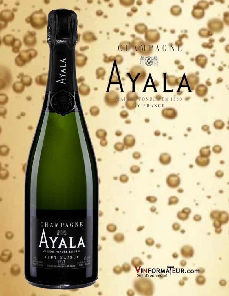 Bouteille de Champagne Ayala, Brut Majeur, Montagne de Reims, non millésimé