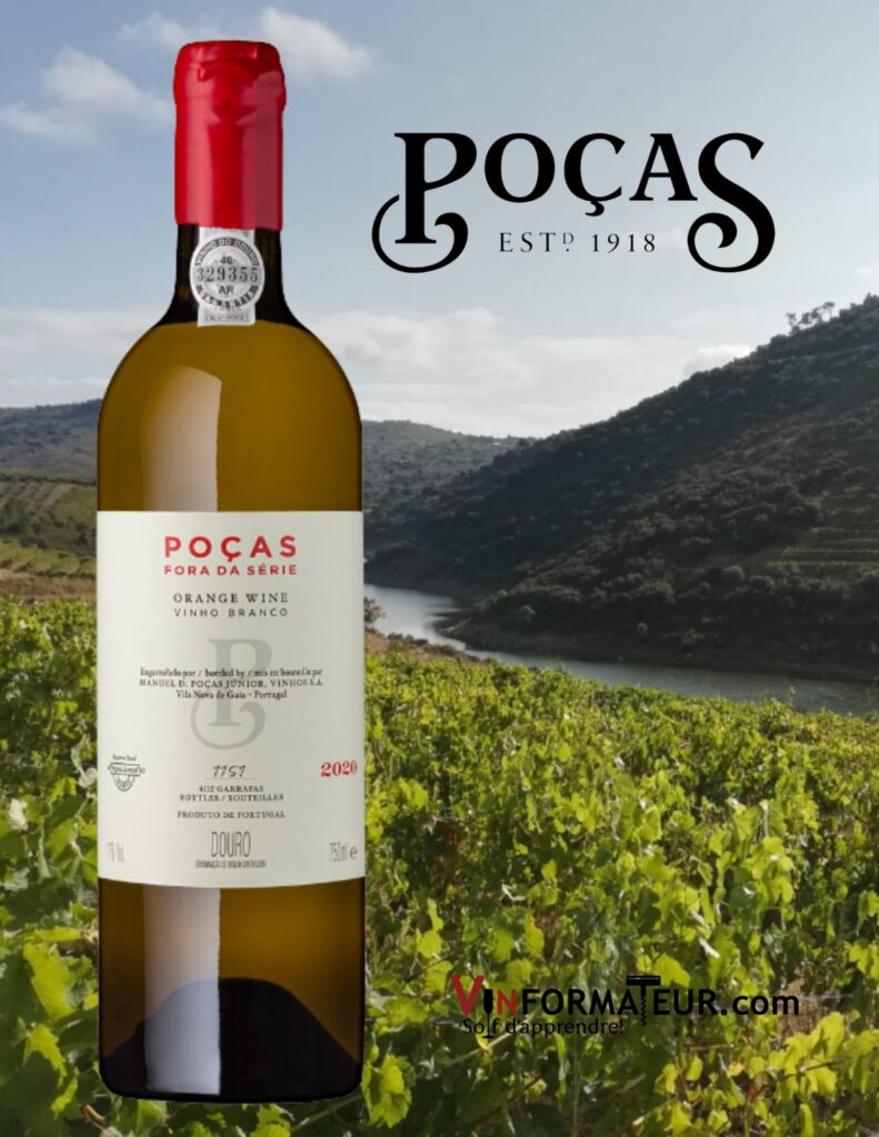 Bouteille de Fora da Série, Orange, Manoel D. Poças Junior, Portugal, Douro, vin orange, 2020