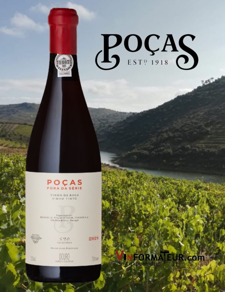 Bouteille de Fora da Série, Vinho da Roga, Manoel D. Poças Junior, Portugal, Douro, vin rouge, 2019