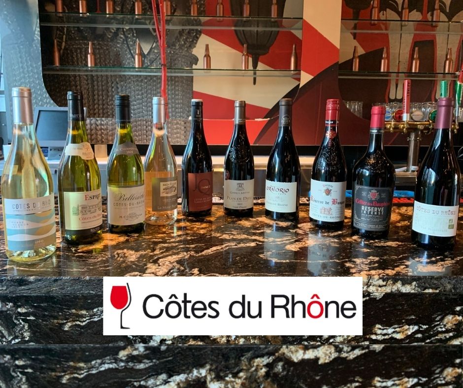 10 vins dégustés - événement Amazing Rhône