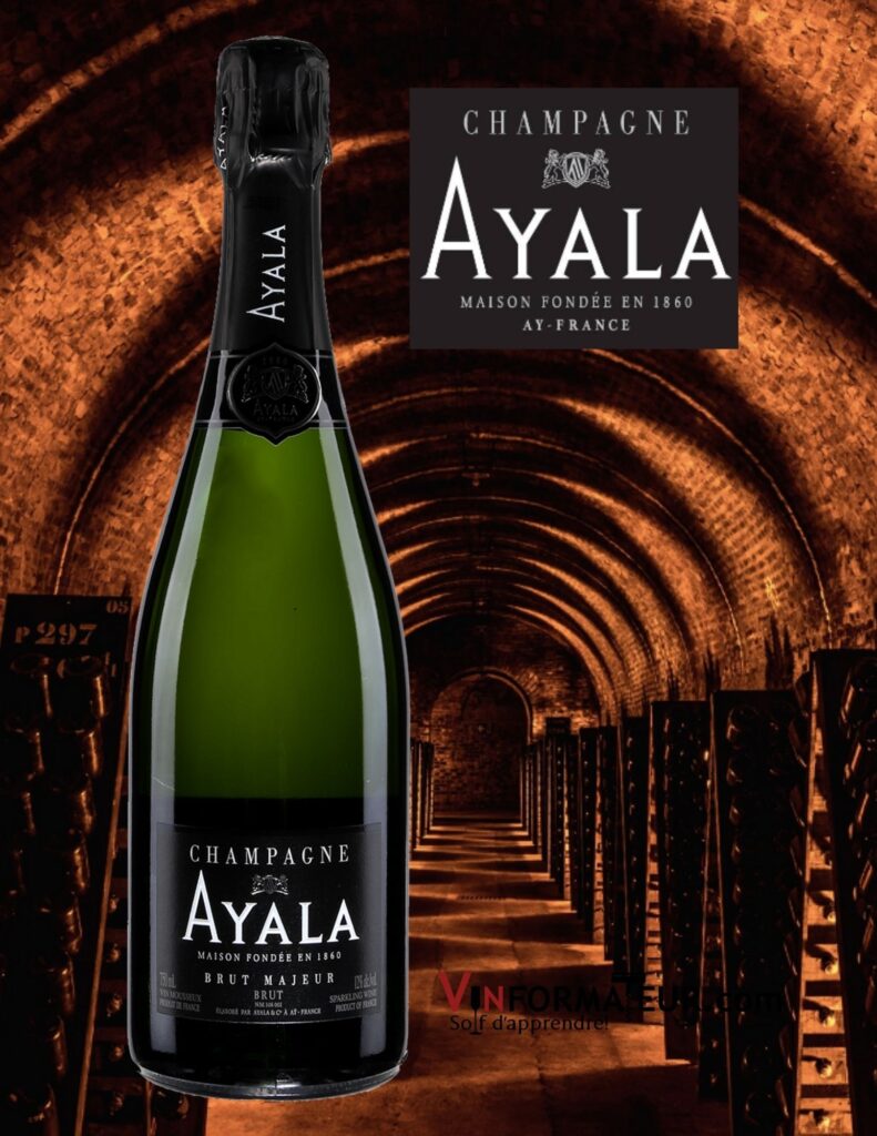 Bouteille de Champagne Ayala, Brut Majeur, Montagne de Reims, non millésimé