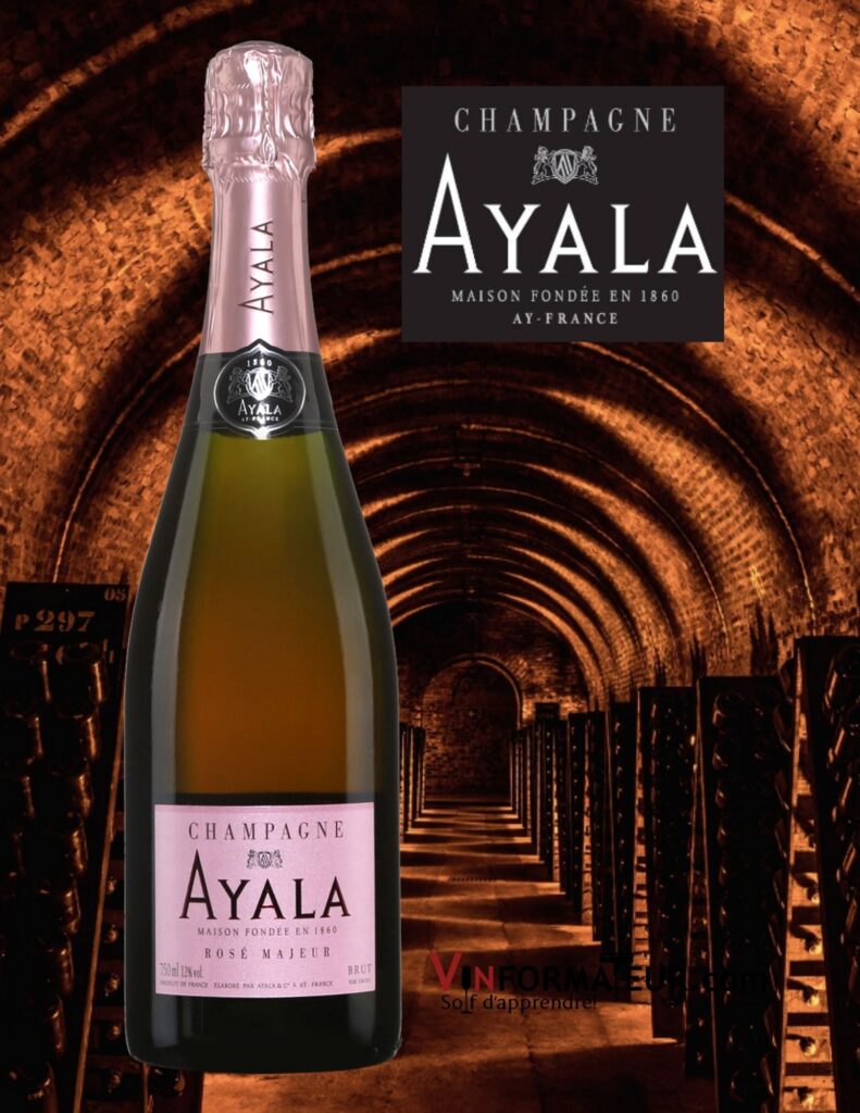 Bouteille de Champagne Ayala, Rosé Majeur, Brut, Montagne de Reims, non millésimé
