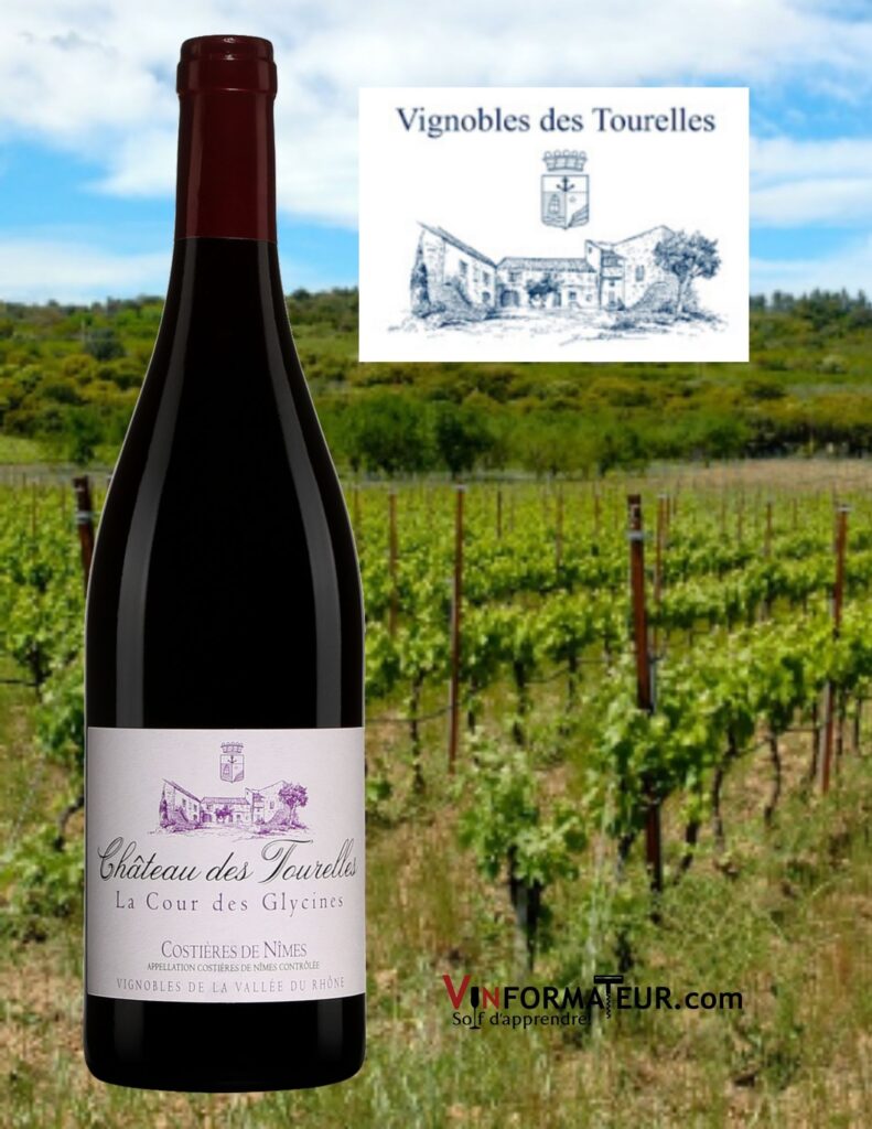 Château des Tourelles, La Tour des Glycines, France, Costières de Nîmes, 2014