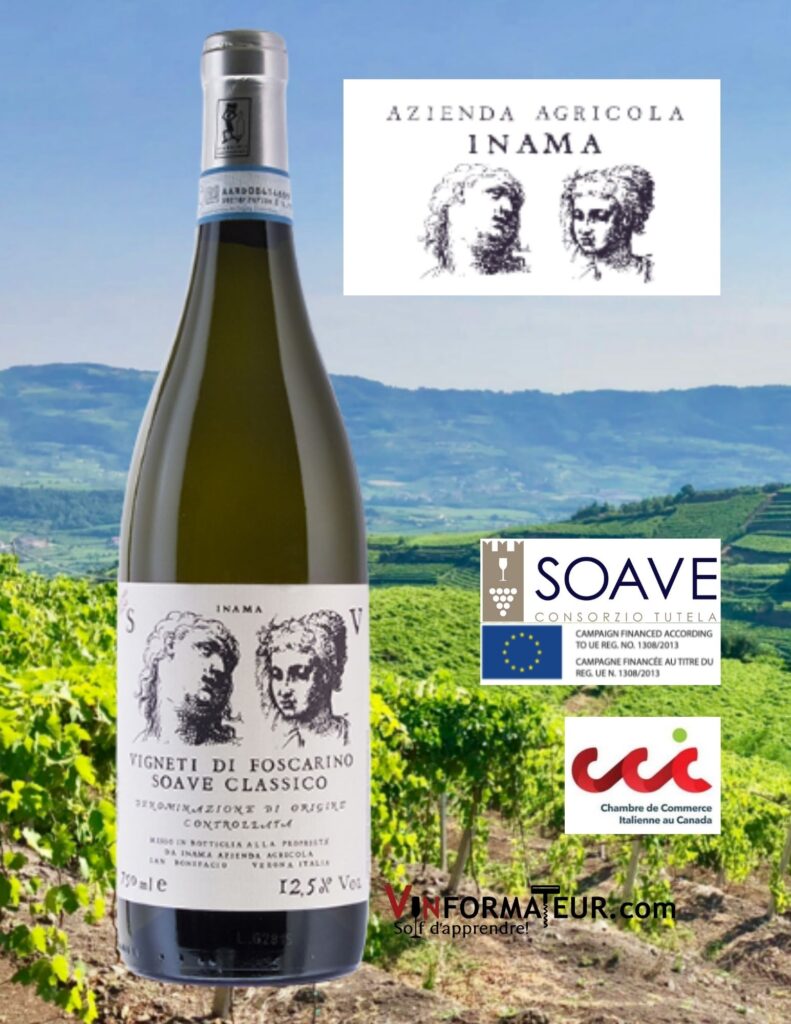 Bouteille de Foscarino, Inama Vigneti, Soave Classico Superiore, vin blanc, 2019