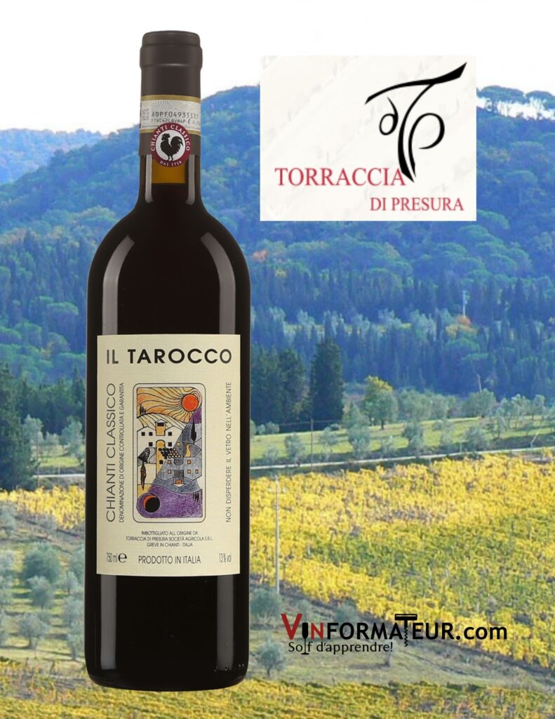 Bouteille de Il Tarocco, Chianti Classico, Torraccia Di Pressura, vin rouge, 2017