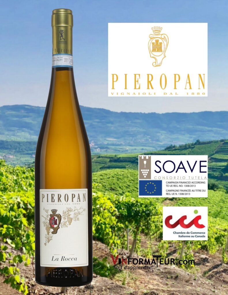 Bouteille de Pieropan, La Rocca, Soave Classico DOC, vin blanc, 2019