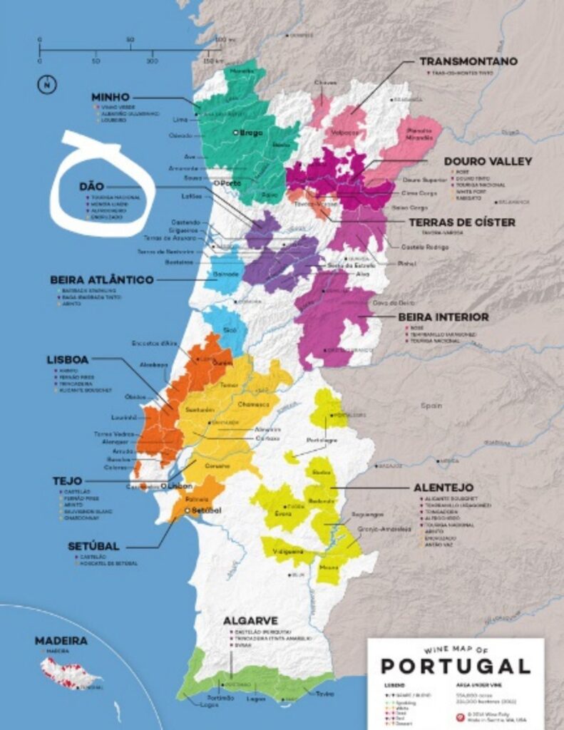 Carte viticole Portugal: winefolly.com