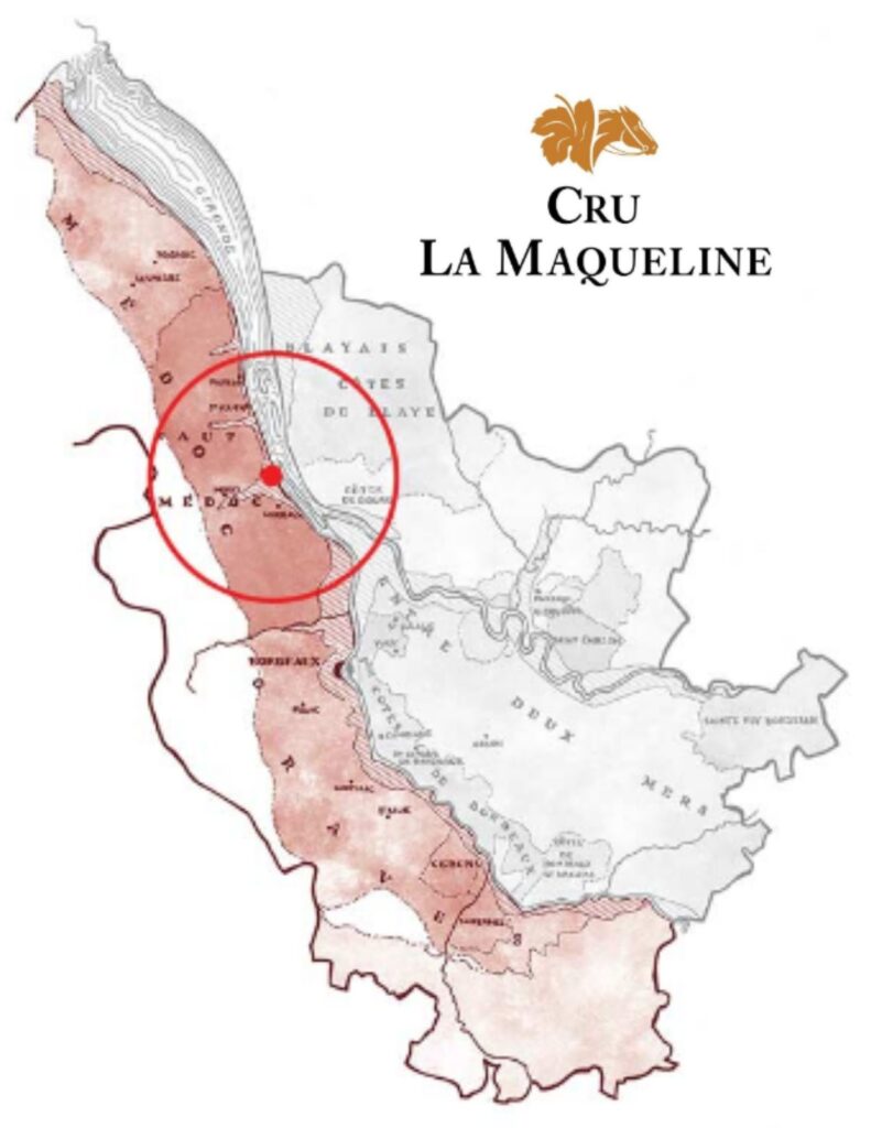 Carte viticole Cru La Maqueline