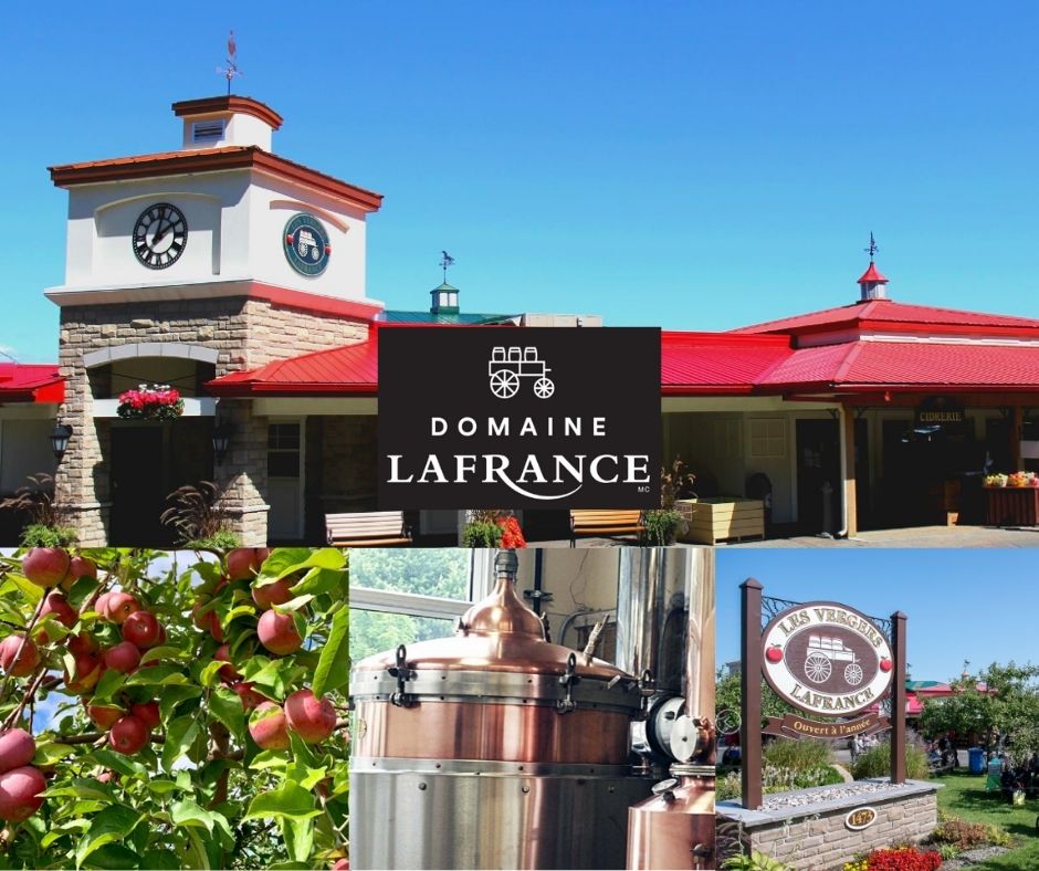 Domaine Lafrance: vergers, distillerie
