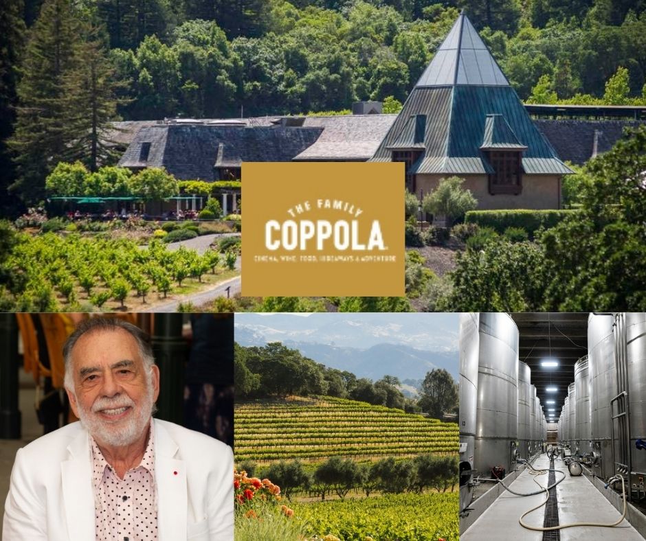 Coppola Wines: Francis Ford Coppola, chai et vignobles