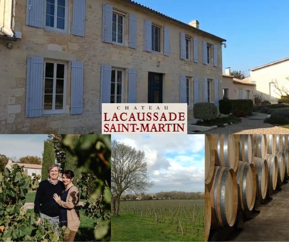 Château Lacaussade Saint-Martin: Jacques et Sabrina Chardat, chai et vignobles