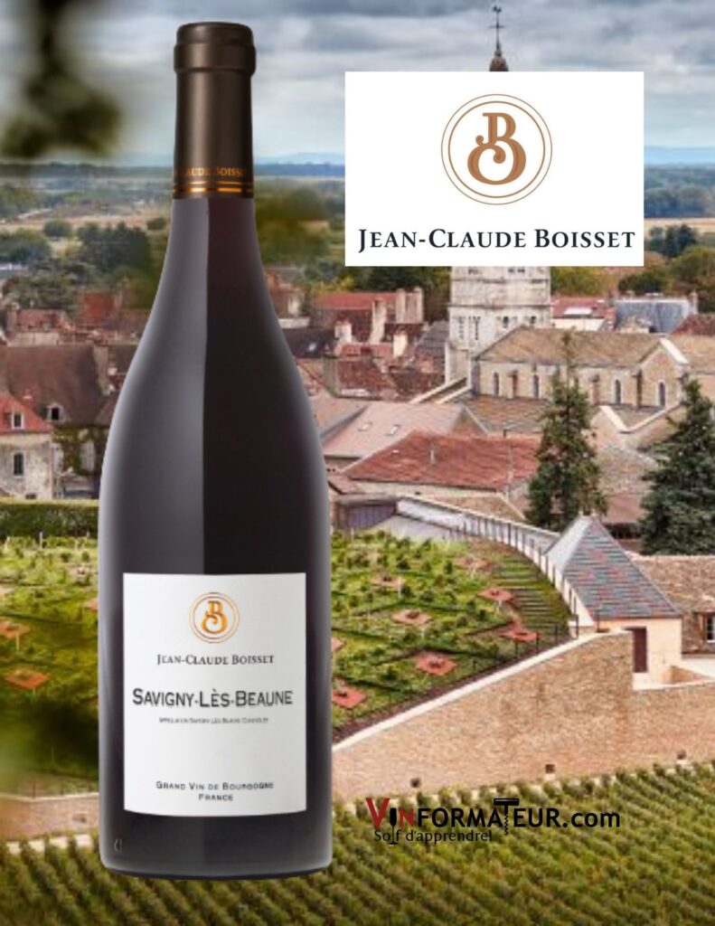 Bouteille de Jean-Claude Boisset, Savigny-lès-Beaune, Bourgogne, vin rouge, 2018