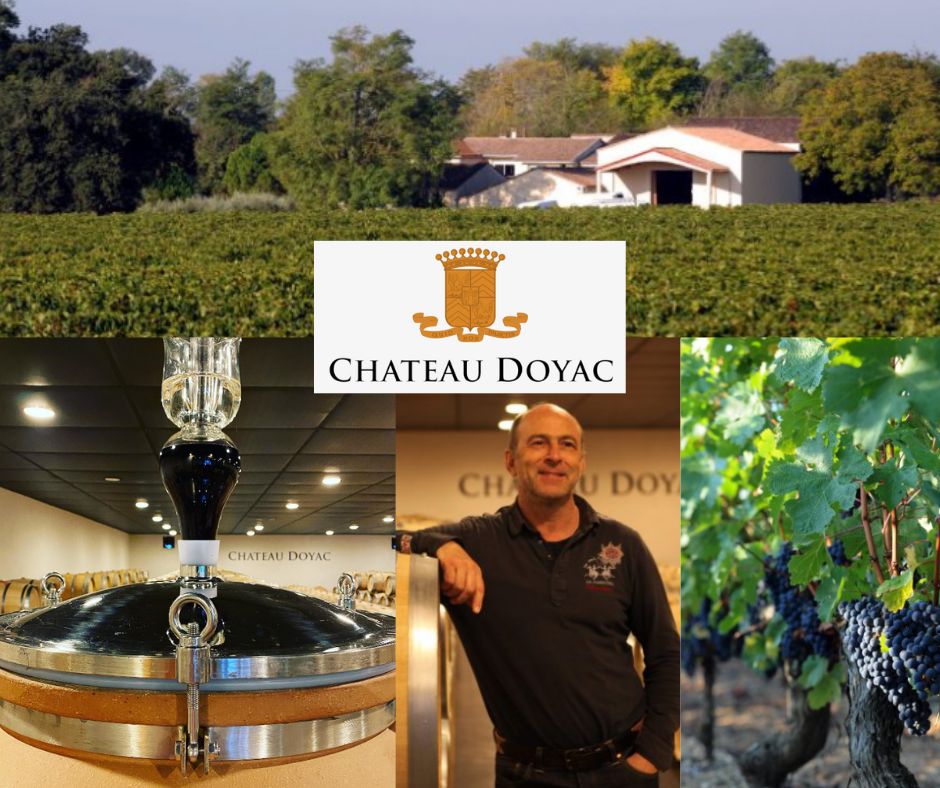 Château Doyac: Max de Pourtalès, chai et vignobles