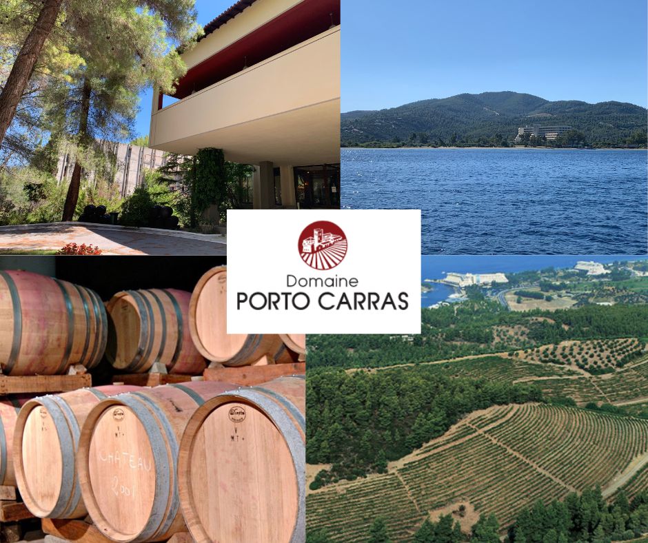 Domaine Porto Carras: chai et vignobles