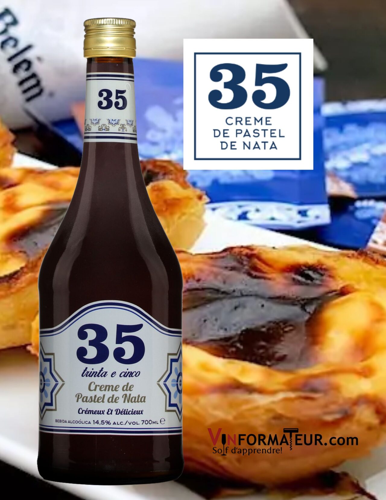 Nouvelle Liqueur Pastel de Nata du Portugal Vinformateur
