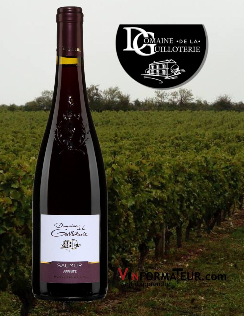 Bouteille de Domaine de la Guilloterie, Cuvée Affinité, France, Val de Loire, Saumur AOP, Duveau Frères, 2020
