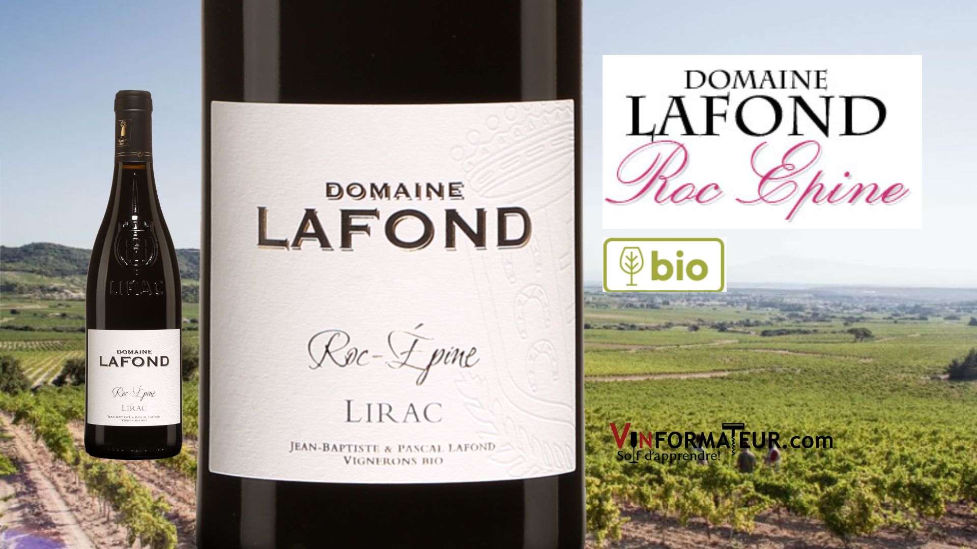 Un Lirac bio, généreux et doté d’une belle puissance! Domaine Lafond