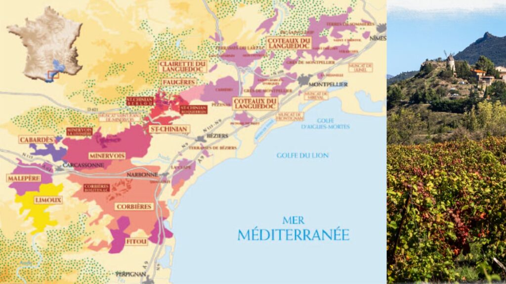 Carte viticole Languedoc, Corbières