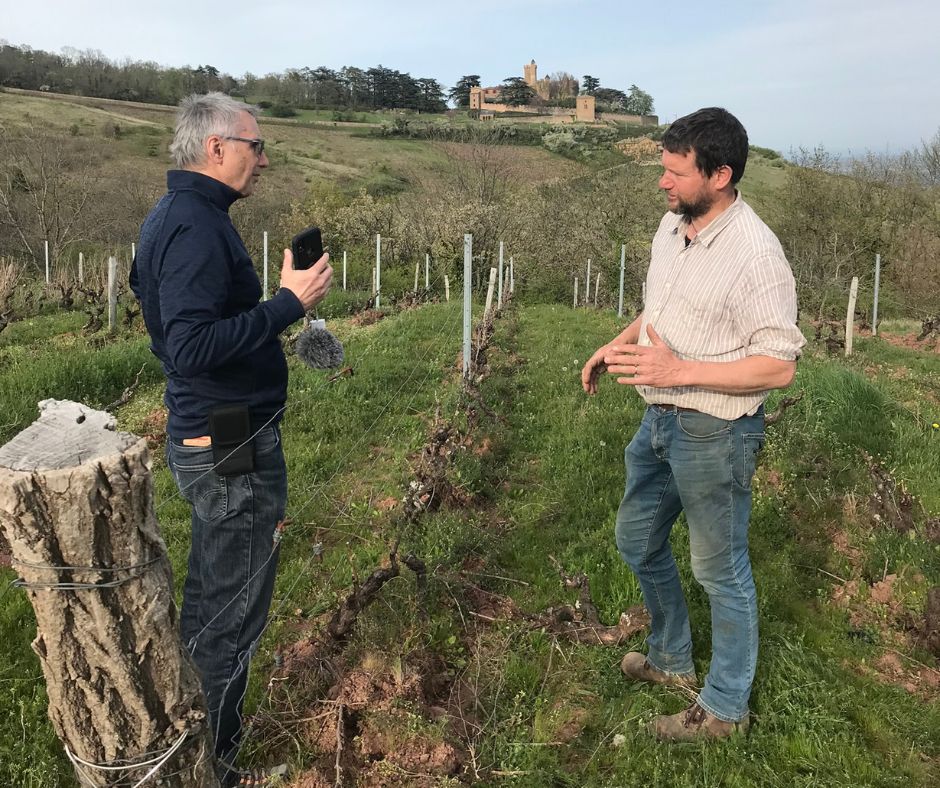 Entrevue avec Emmanuel Fellot dans ses vignes