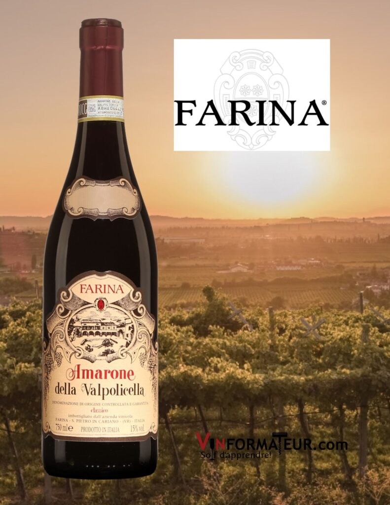 Remo Farina, Amarone della Valpolicella Classico, Vénétie, vin rouge, 2018 bouteille