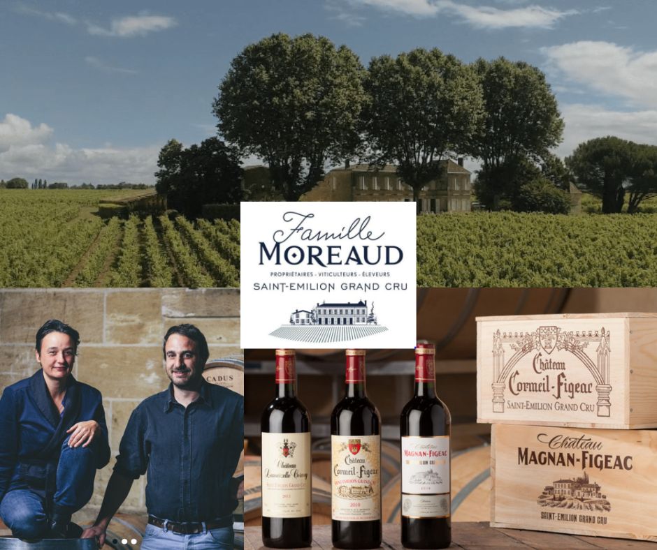 Famille Moreaud: Coraline et Victor Moreaud, château, chai, vignobles et vins.