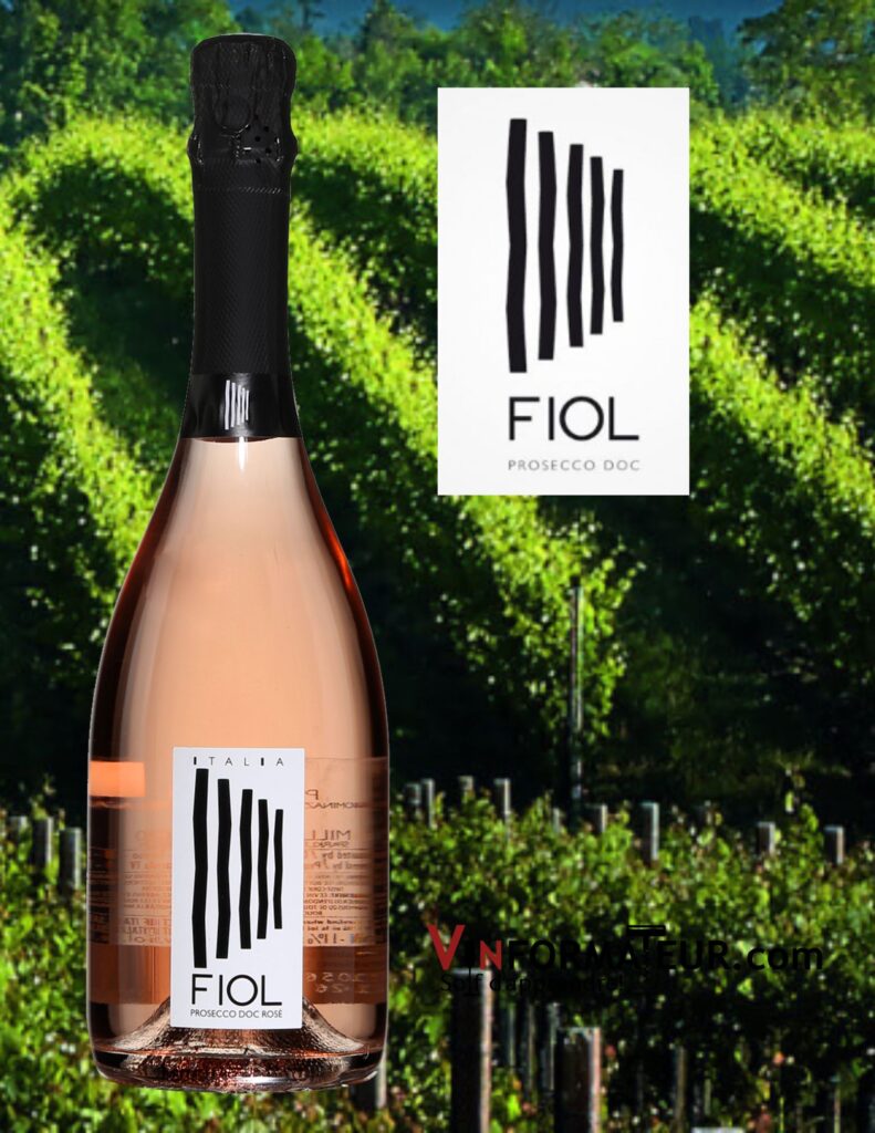 Fiol Prosecco rosé, Extra sec, Italie, Vénétie, 2021 bouteille