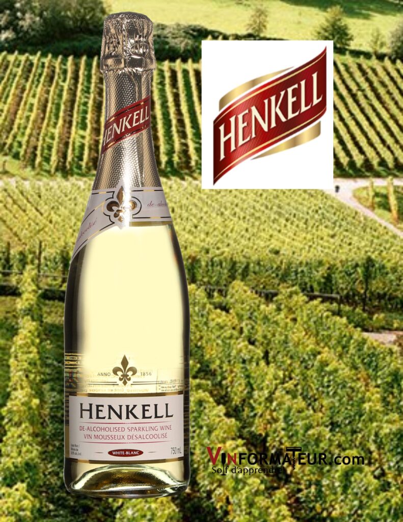 Henkell, Vin blanc mousseux désalcoolisé bouteille