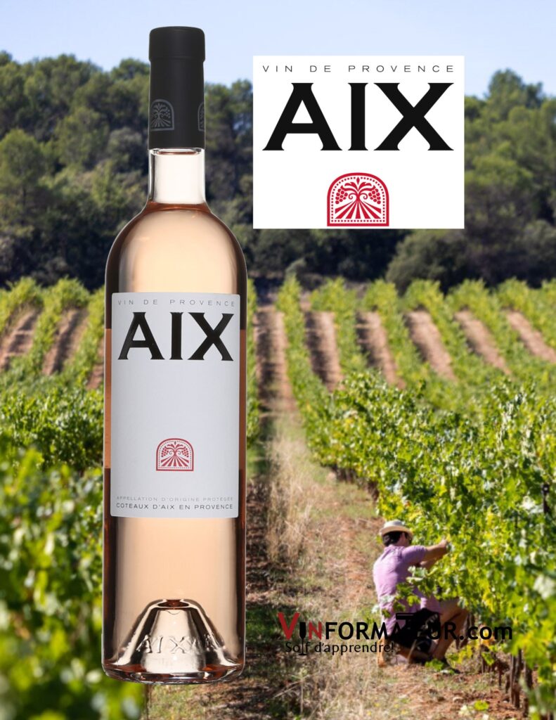Aix, Coteaux d’Aix en Provence, vin rosé, Domaine de la Grande Séouve, 2021 bouteille
