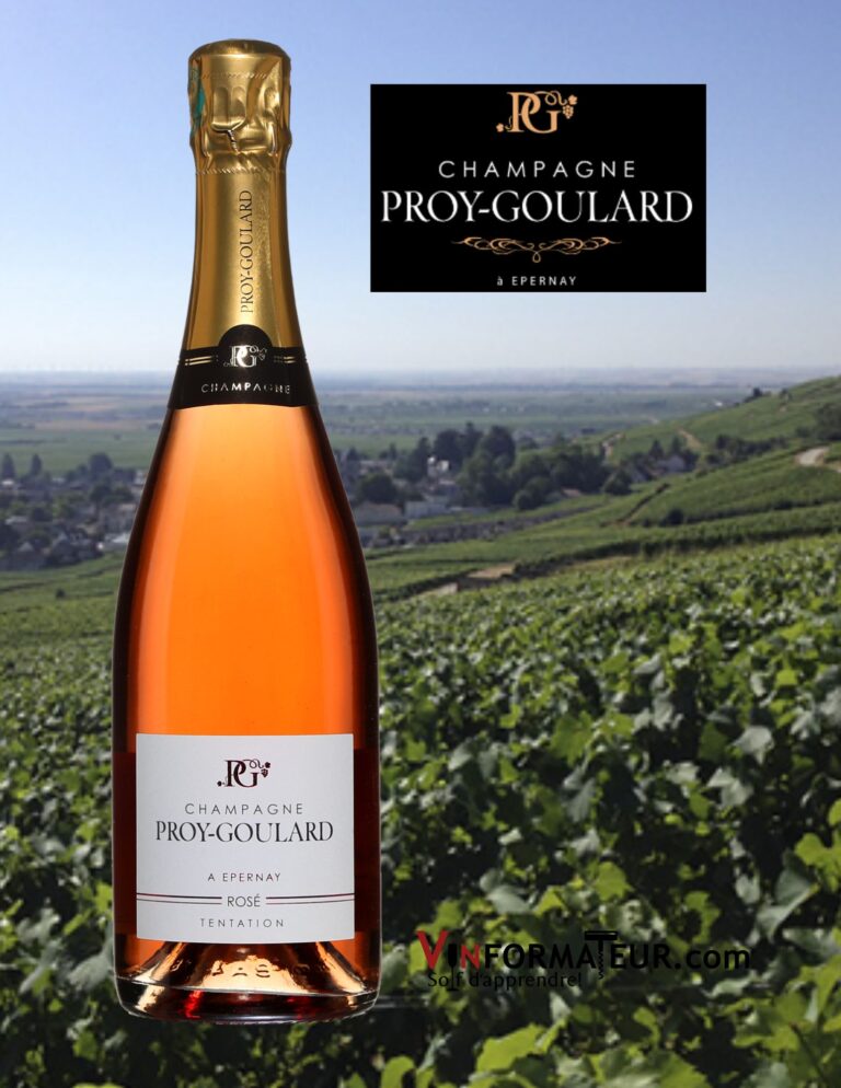 Champagne Proy-Goulard, Rosé Tentation, Brut, Vallée de la Marne, NM bouteille