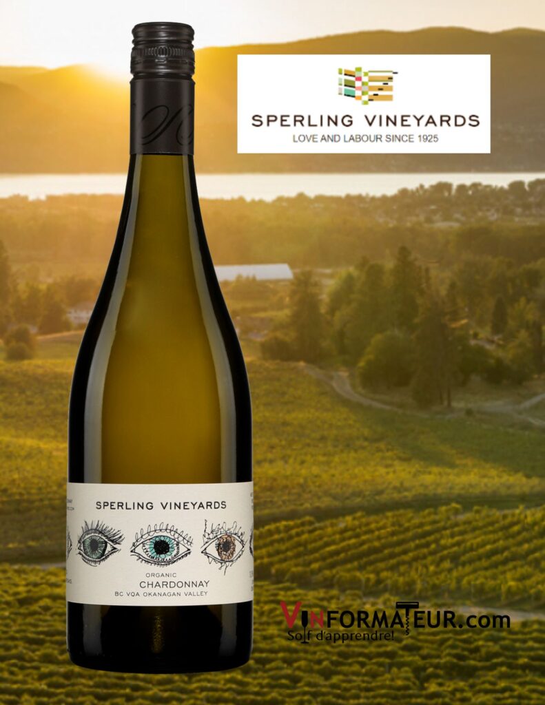 Sperling, Chardonnay, Vision, Vallée de l’Okanagan, Sperling Vineyards, 2018 bouteille