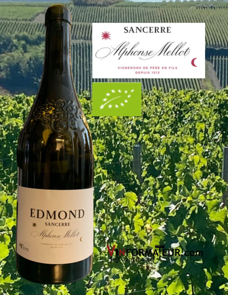 Edmond, Alphonse Mellot, vin blanc bio, 2019 bouteille
