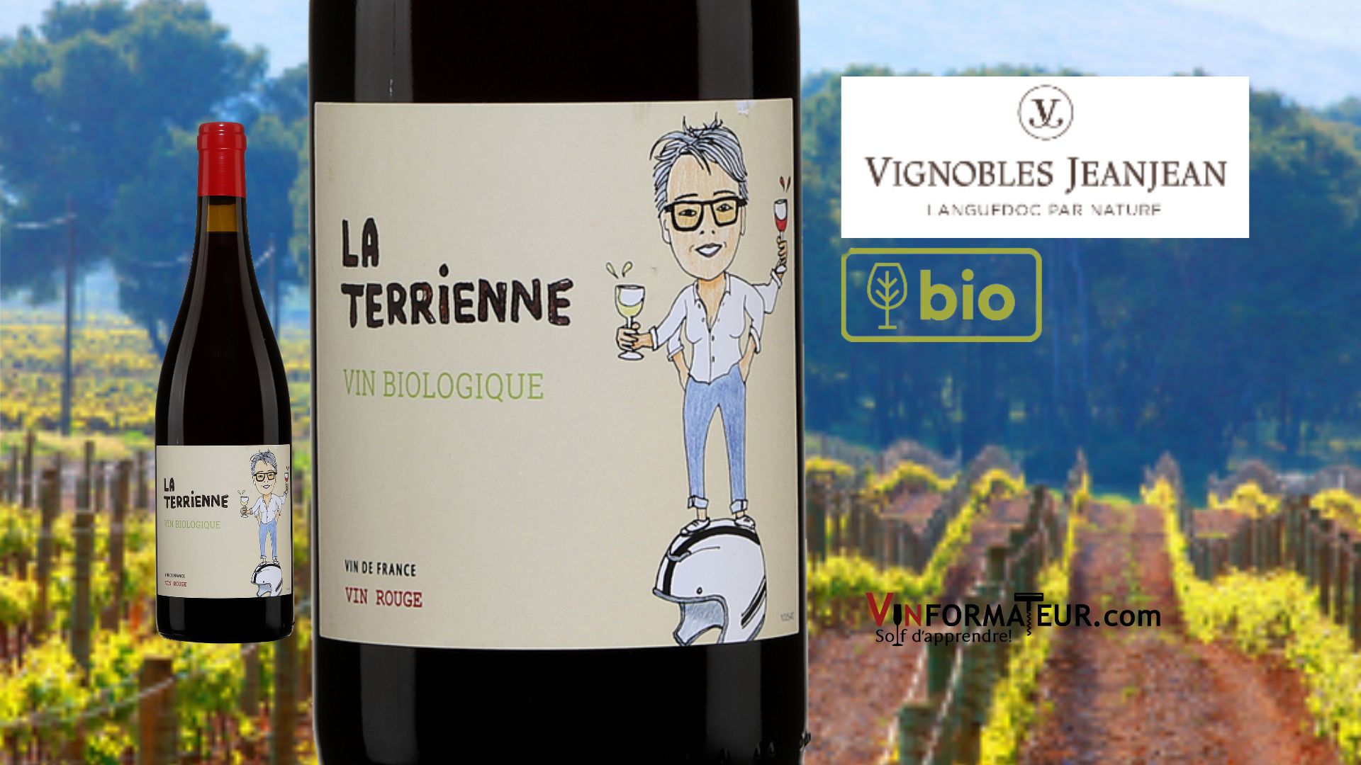 La Terrienne, un beau vin de soif bio. Vinformateur