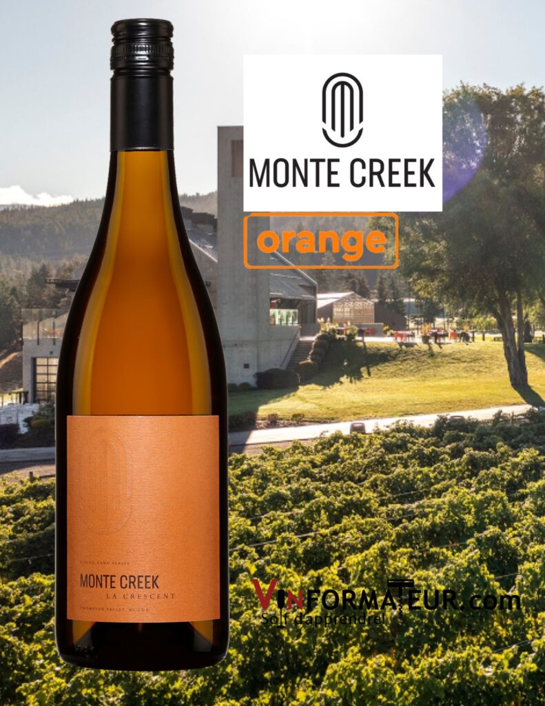 Monte Creek, La Crescent, Living Land Series, Colombie-Britannique, Thompson Valley, vin orange, 2020 bouteille