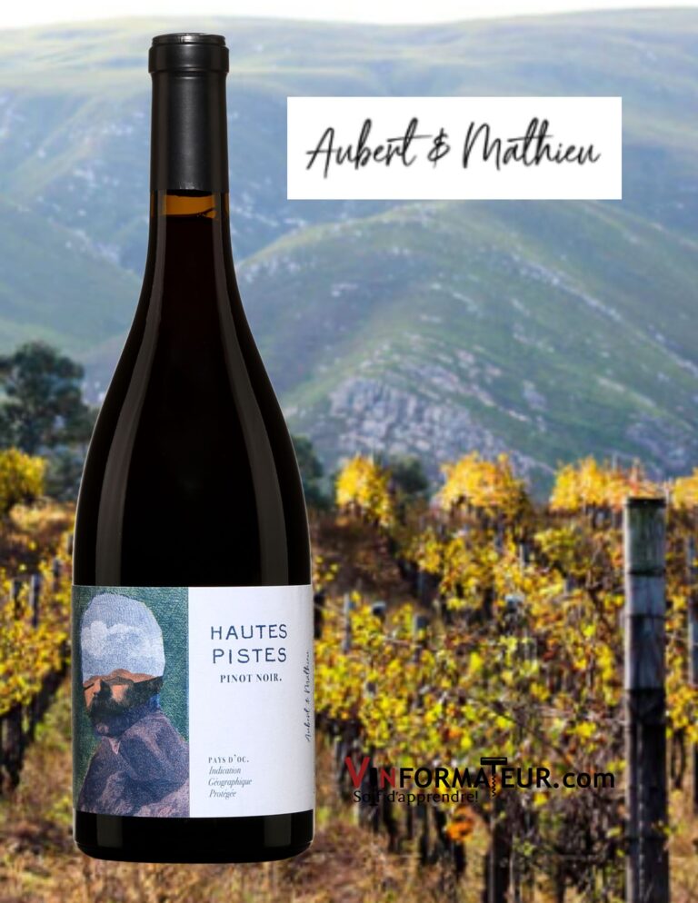 Pinot Noir, Aubert & Mathieu, Hautes Pistes, France, Languedoc-Roussillon, IGP Pays d’Oc, 2021 bouteille