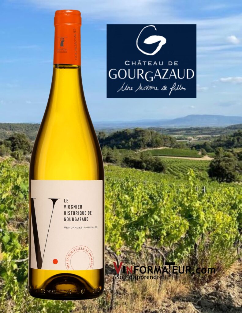 Le Viognier Historique de Gourgazaud, Château de Gourgazaud, France, Languedoc-Roussillon, IGP Oc, vin blanc, 2021 bouteille