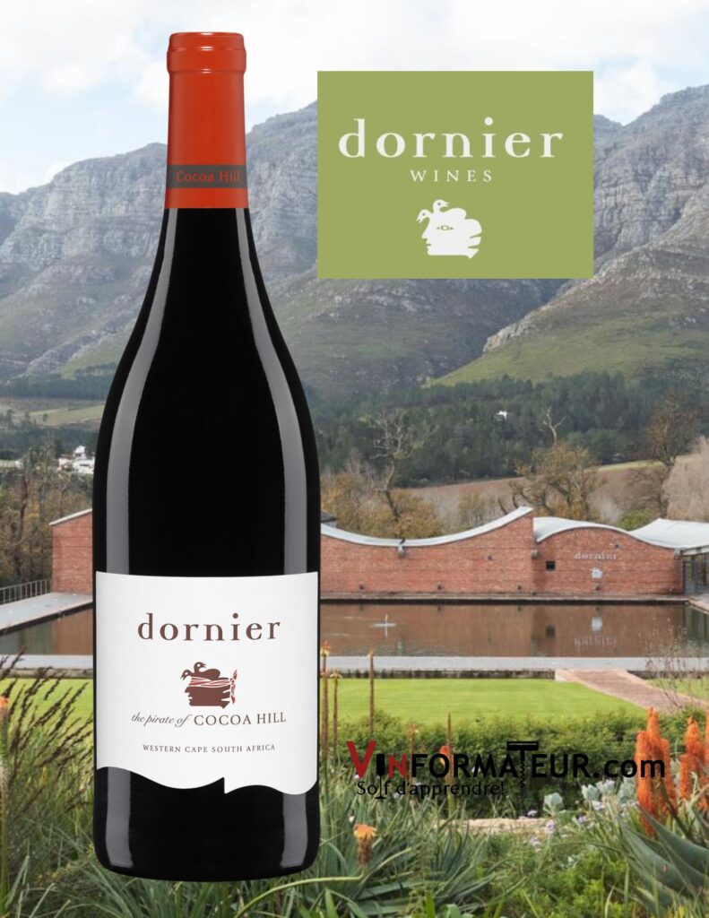 Dornier, The Pirate of Cocoa Hill, Afrique du Sud, Stellenbosch, vin rouge, 2019 bouteille