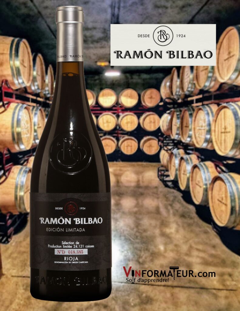 Ramon Bilbao, Edicion Limitada, Espagne, Rioja, vin rouge, Crianza, 2018 bouteille
