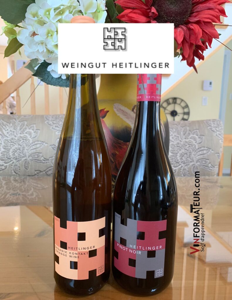 Heitlinger: Pinot Noir, Heitlinger, Baden Trocken, 2018, Orange Wine/Organik Kontact, Weingut Heitlinger 2021.