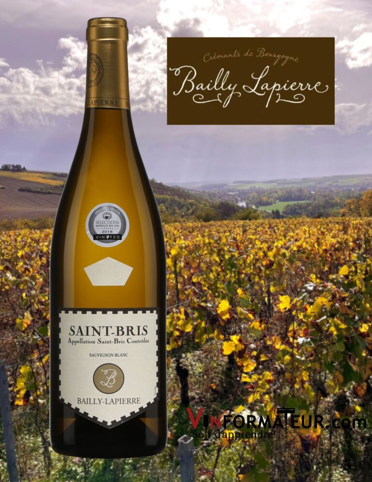 Bailly-Lapierre, Saint-Bris, Bourgogne, Grand Auxerrois, vin blanc, 2021