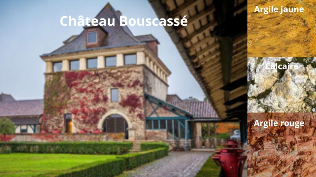 Château Bouscassé et sols