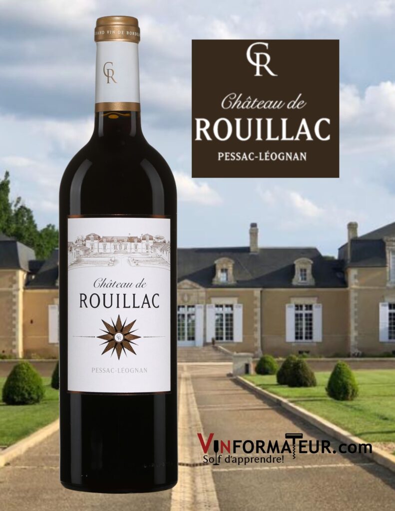 Château de Rouillac, Pessac-Léognan, 2016 bouteille