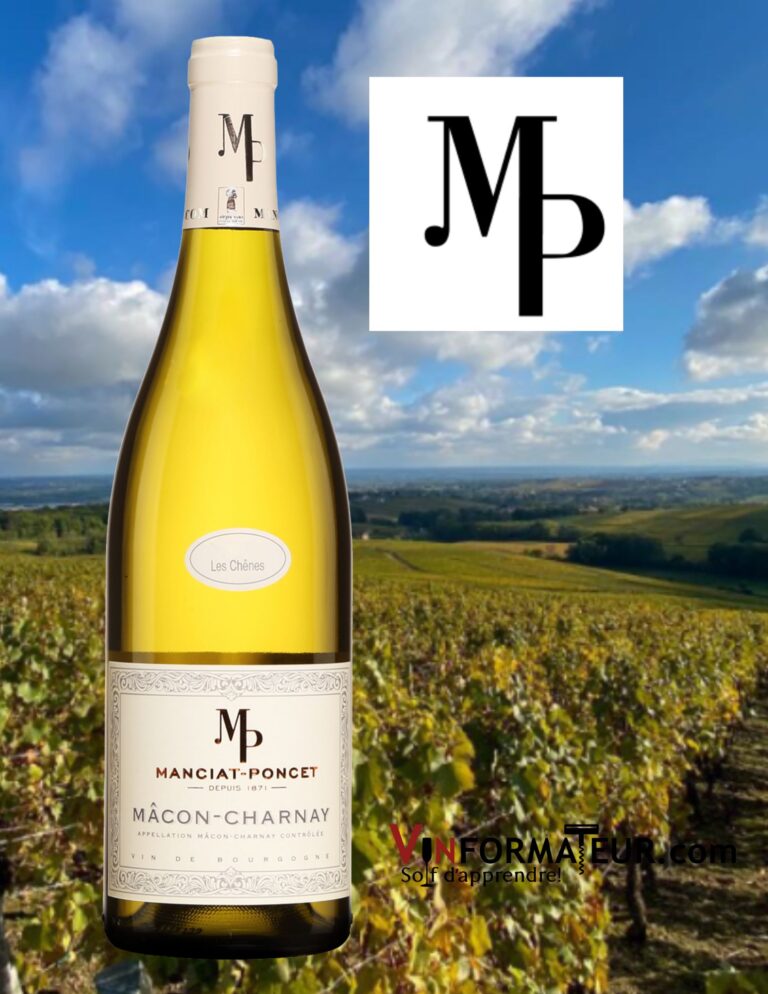 Les Chênes, Domaine Manciat-Poncet, Bourgogne, Mâconnais, Mâcon-Charnay-lès-Mâcon, vin blanc, 2020 bouteille