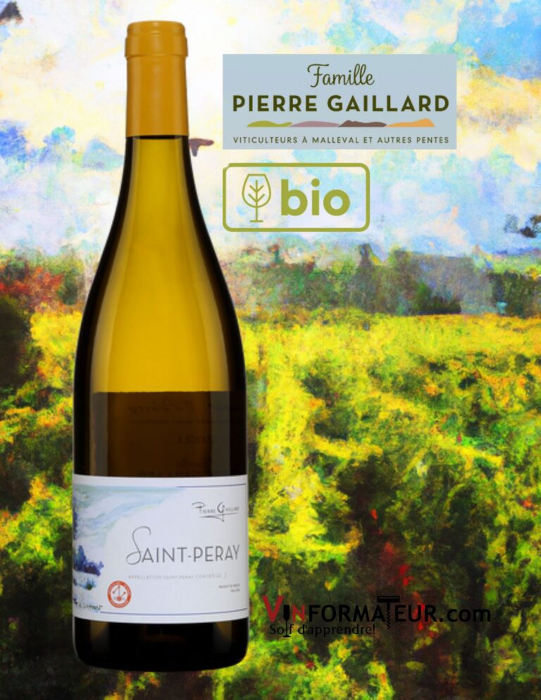 Domaine Pierre Gaillard, Saint-Péray, vin blanc, 2021 bouteille