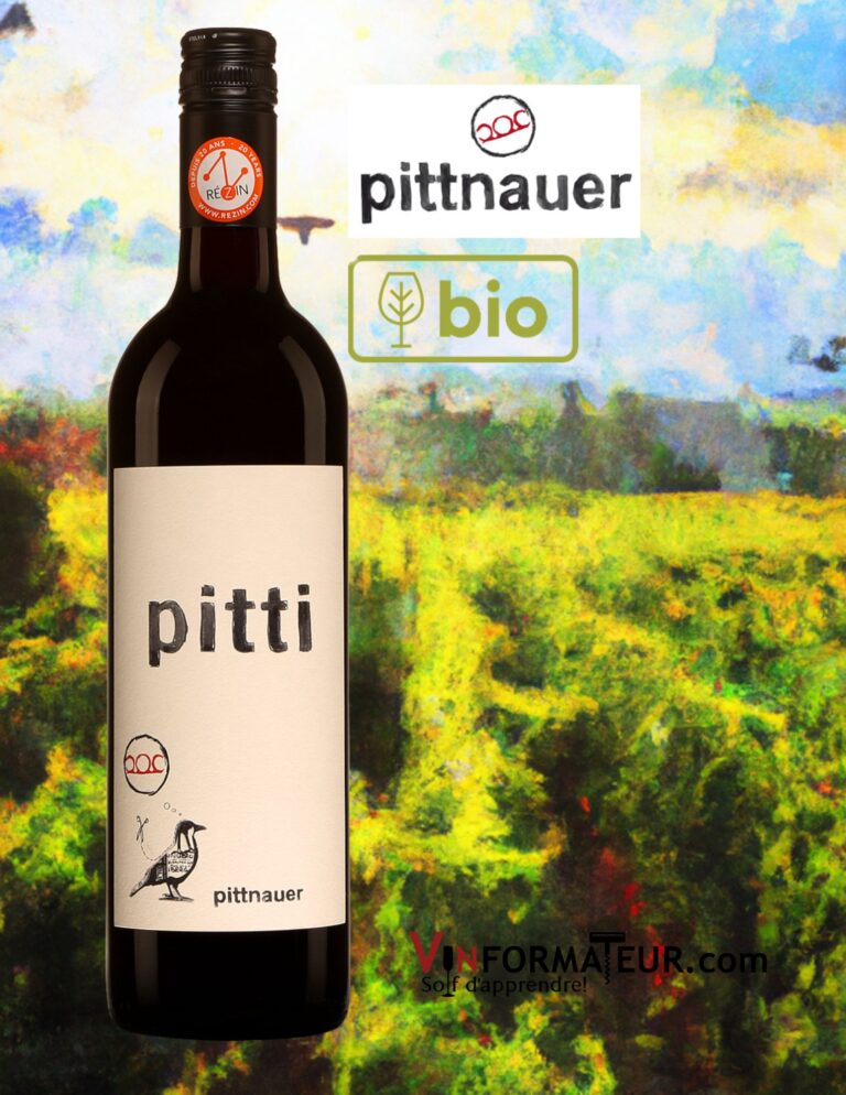 Weingut Pittnauer, Pitti rouge, Autriche, Burgunland, vin rouge bio, 2020 bouteille